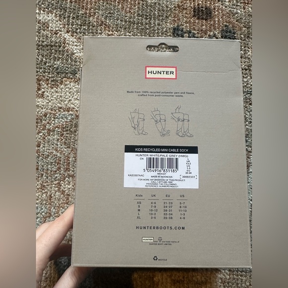 Hunter Kids Boot Socks - Light Gray - Picture 3 of 3